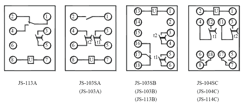 JS-113A內部接線圖