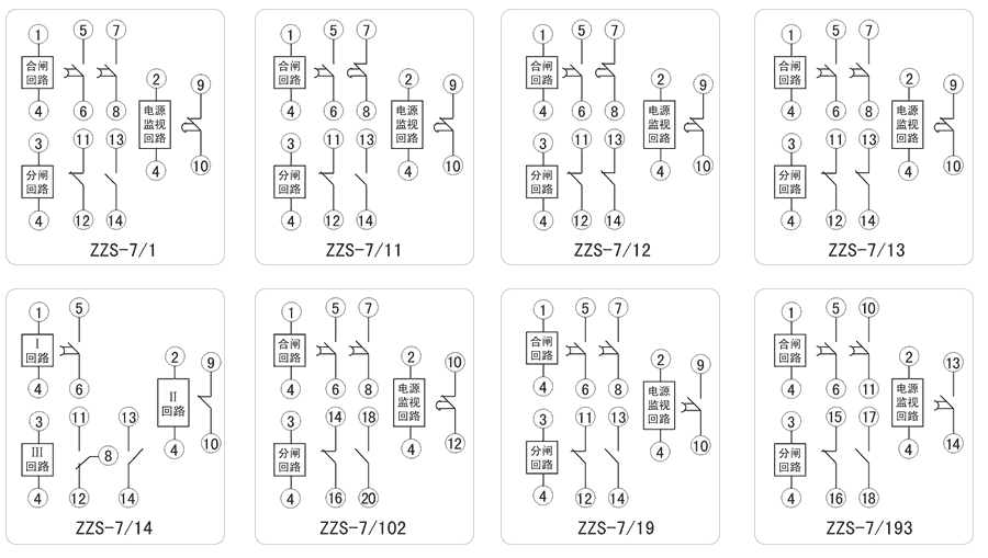 ZZS-7/102內部接線圖