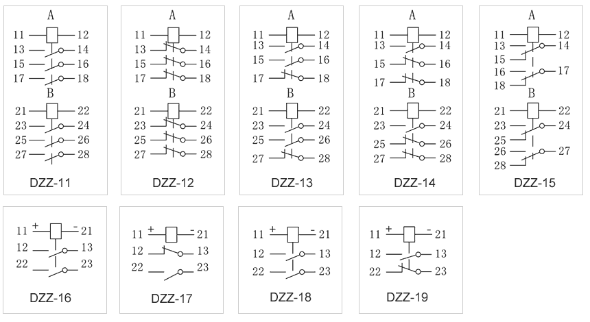 DZZ-12內(nèi)部接線圖