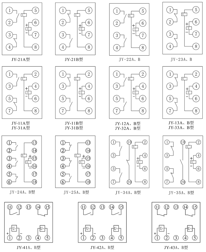 JY-31A內(nèi)部接線圖